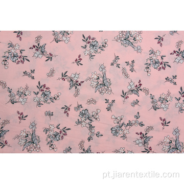 Tecido estampado de flor branca rosa com bom preço